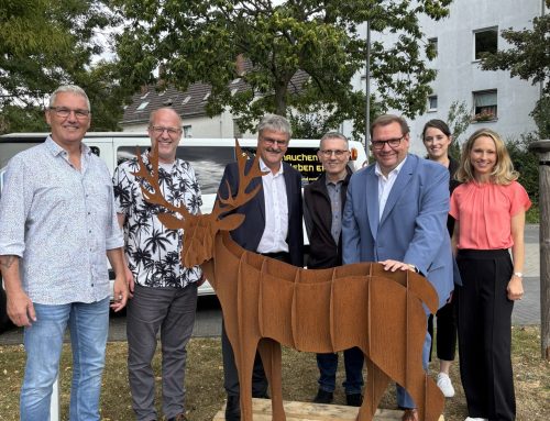 Herr Meyer besucht uns am Standort Siemensstraße in Krefeld