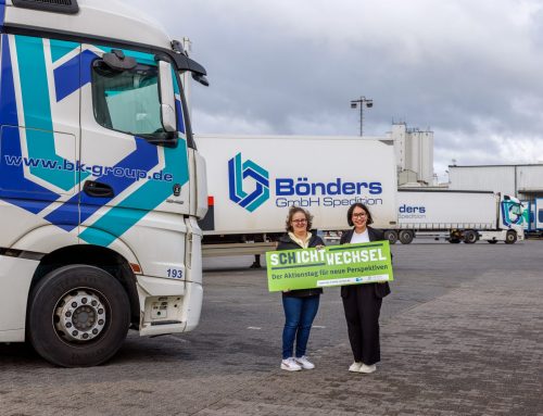 Einblicke, Begegnungen und große Fahrzeuge: Unser Schichtwechsel mit Bönders Logistics